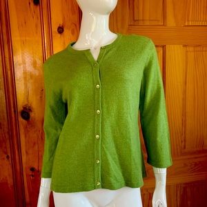 NWT Cashmere Cardigan Sweater size Large